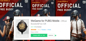WeGame For PUBG Mobile Free OUTFIT BOX & GODZILA