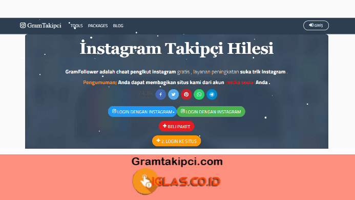 Gramtakipci Followers Instagram Gratis, Apakah Situs Gramtakipci Work ?