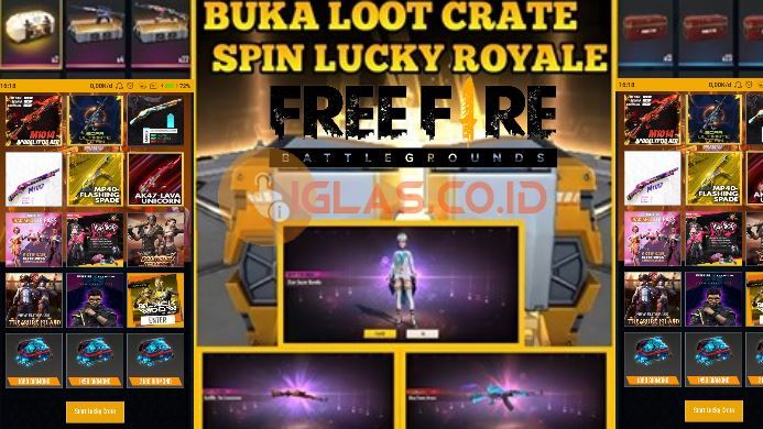 Lucky Crate Free Fire (FF) Gratis 2021 Claim Bundle & Skin Senjata Gratis